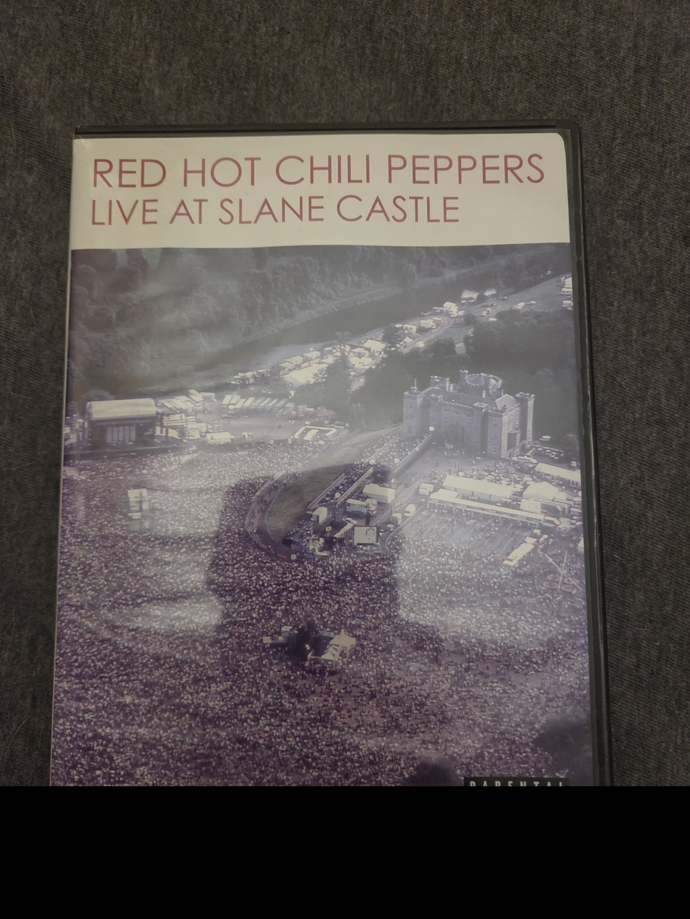 Live at Slane Castle DVD - Red and Purple Cover
